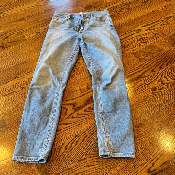 AGOLDE Nico High Rise Slim Light Denim Jeans | Size 26 - Picture 3 of 8
